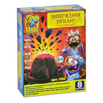 Набор опыты для детей "Извержение вулкана" Fun Game эксперименты для детей 10319 фото