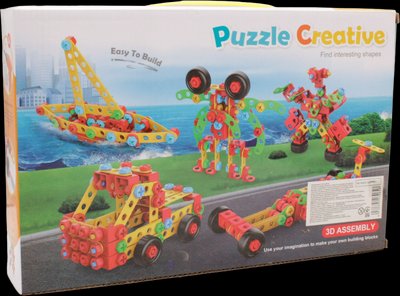 3д-конструктор для дітей Puzzle Creative 288 елементів 30570 фото
