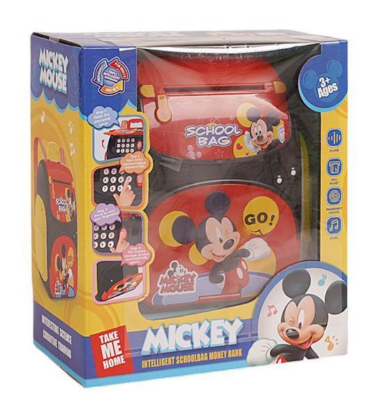 Дитячий іграшковий сейф скарбничка на батарейках із паролем Mickey 36542 фото