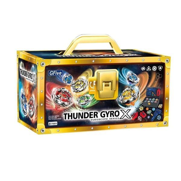 Набір Бейблейд Beyblade Комплект 6 Вовчків 2 запуску Thunder GyroX 1113 40603 фото