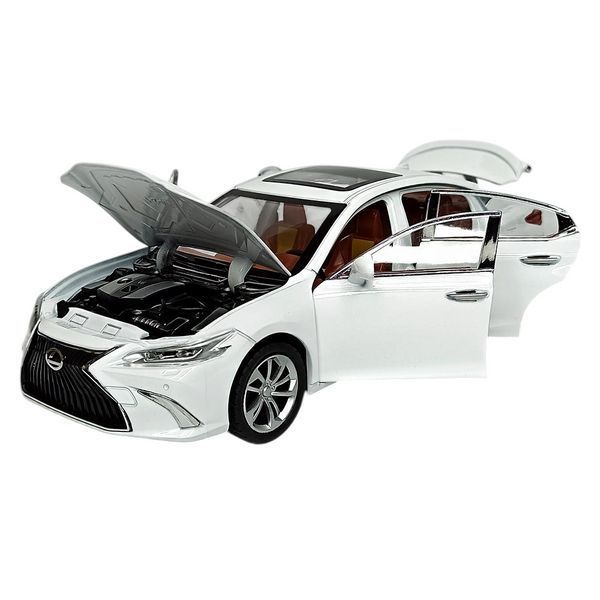 Металева машинка інерційна з ефектами Lexus ES 300 Лексус AutoExpert Білий 41553 фото