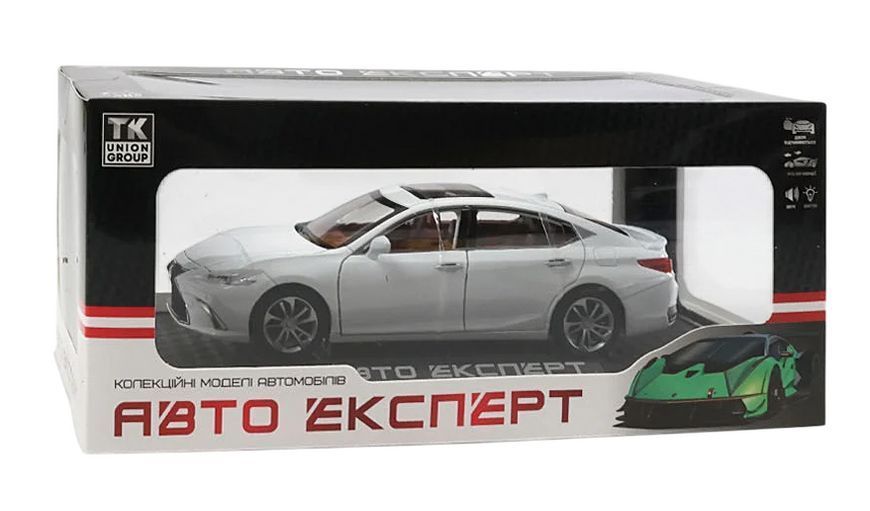 Металева машинка інерційна з ефектами Lexus ES 300 Лексус AutoExpert Білий 41553 фото
