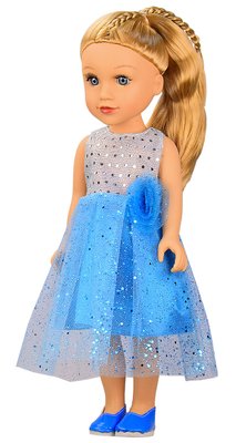 Музична лялька Beauty Star 45 см Блакитний Українське озвучування 30611 фото