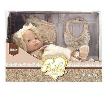 Резиновый пупс с дополнительным платьем и нагрудником Baby so lovely 26 см Вид 1 35287 фото