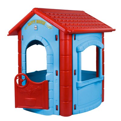 Ігровий пластиковий будиночок для дітей Pilsan Синій з червоним 26857 фото