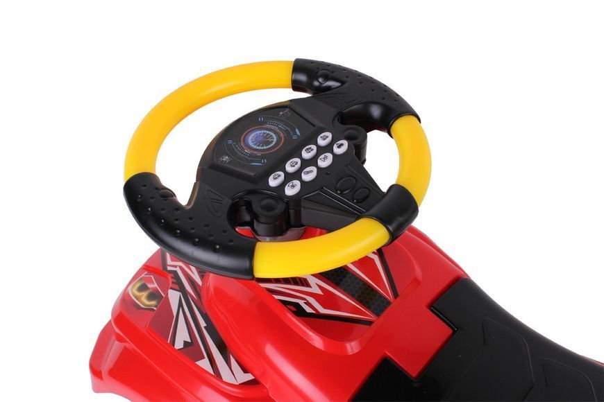 Толокар Машинка Каталка з ручкою та звуковими ефектами Technok Toys Червоний 39152 фото
