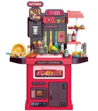 Іграшкова дитяча кухня з водою Інтерактивна висота 75 см Play House Червоний 33574 фото