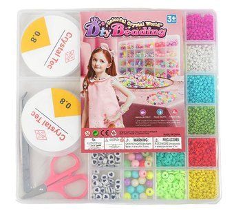 Набір бісеру та намистин для плетіння браслетів із волосінню Diy Beading 31365 фото