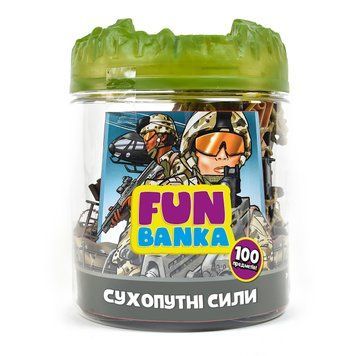 Игровой набор Солдатики Fun Banka &ndash; Сухопутные силы, 100 предметов 27878 фото