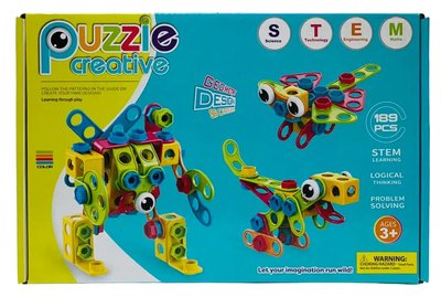 Конструктор для дітей Puzzle Creative 189 елементів 31020 фото