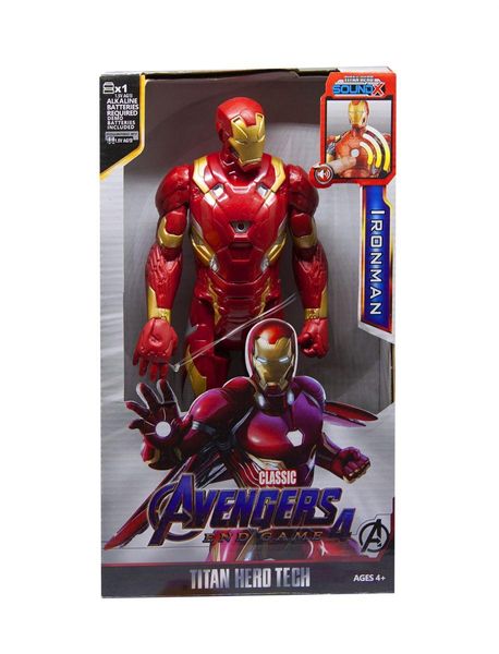 Фигурка Железный человек "Мстители" со звуком Marvel Avengers Iron man 28см 3063 фото