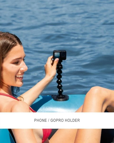 Пляжне надувне крісло Інтекс Intex River Run з тримачем для телефона 140х132 см від 14 років 43074 фото