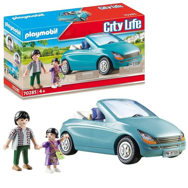 Конструктор Playmobil City Life Сім'я з автомобілем 28 деталей 34838 фото