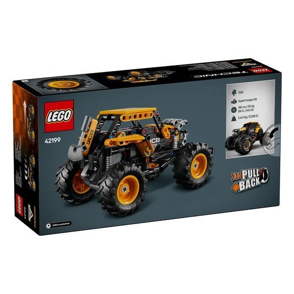 Конструктор Лего машины Monster Jam DIGatron с инерционным двигателем Lego Technic 218 деталей (42199) 43526 фото