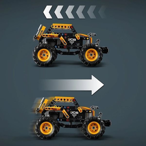 Конструктор Лего машины Monster Jam DIGatron с инерционным двигателем Lego Technic 218 деталей (42199) 43526 фото