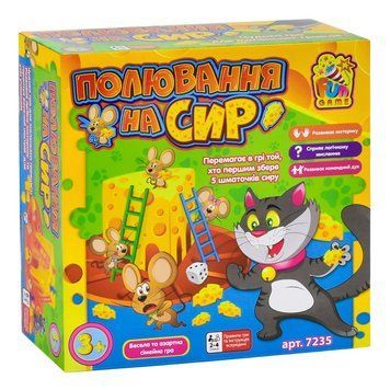 Настільна гра для дітей Fun Game Полювання на сир 26962 фото