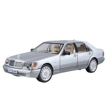 Металлическая машинка инерционная с эффектами Mercedes-Benz W140 (S 320) Auto Expert Серый 44354 фото