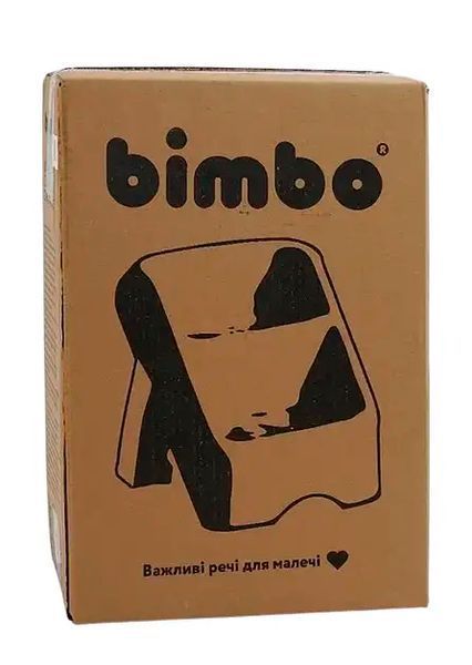 Табурет підставка для дітей у ванну та туалет Розкладна Антиковзна Bimbo 32 х 30 х 37&nbsp;см Бежевий 42222 фото