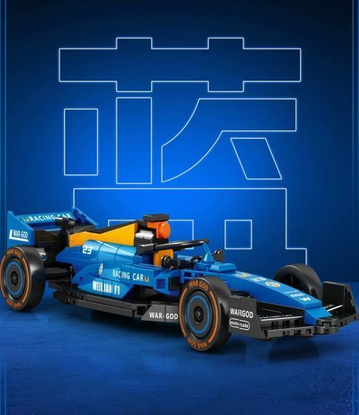 Конструктор машина Формула 1 Болид Formula 1 Mingdi 323 детали 44007 фото