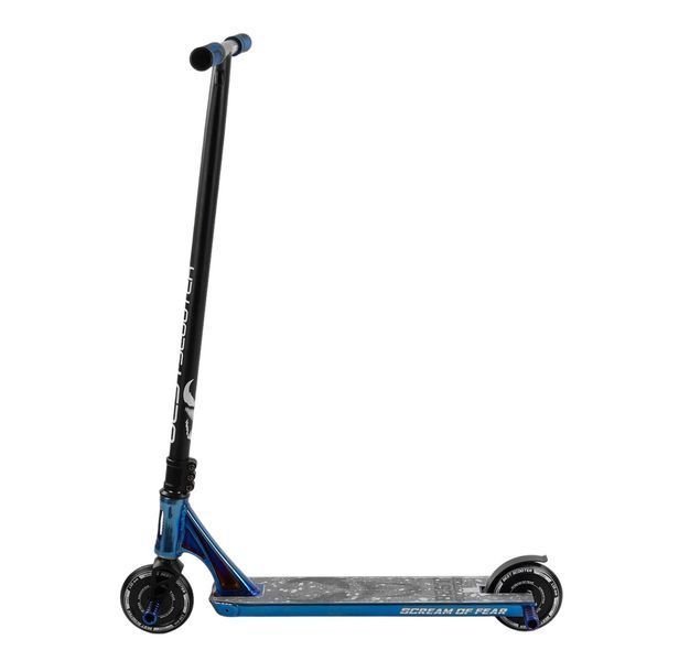 Трюковый самокат двухколесный с алюминиевыми пегами Best Scooter SIMBIOTE Веном Синий 25944 фото