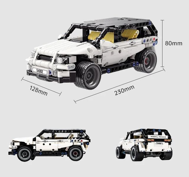 Конструктор машинка на радіокеруванні гоночна спортивна Qman Model Power 415 деталей 32596 фото