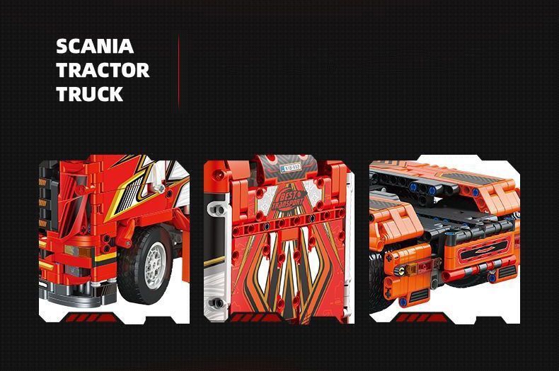 Конструктор машинка Грузовик Scania Tractor Truck Jie Star 1708 деталей 39577 фото