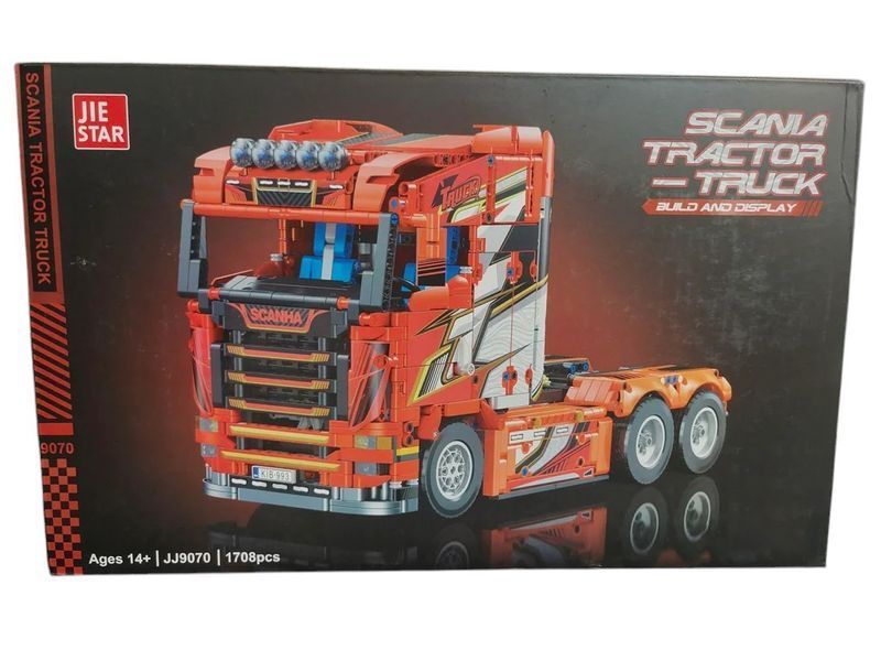 Конструктор машинка Грузовик Scania Tractor Truck Jie Star 1708 деталей 39577 фото