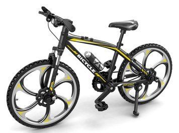 Фингербайк Пальчиковый велосипед игрушка Fingerbike Черный с желтым 44026 фото