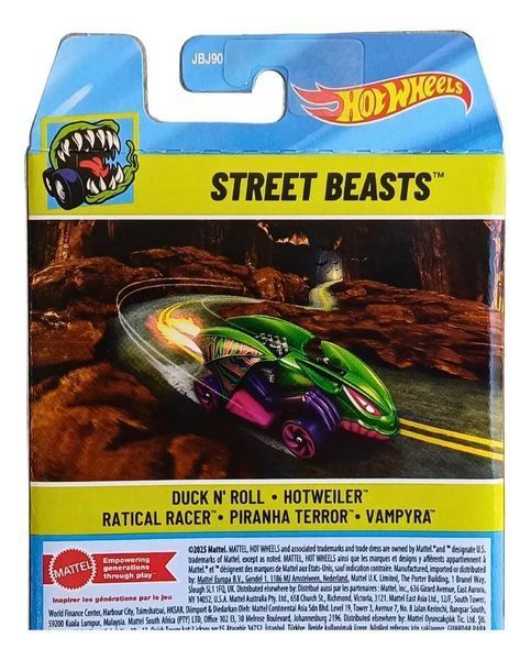 Подарочный Набор машинок Хот Вилс Hot Wheels Монстры Street Beasts 5 шт. 43627 фото