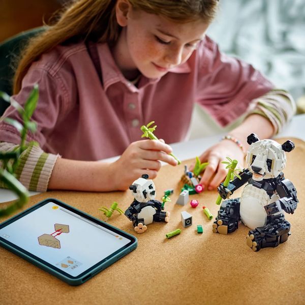 Конструктор Лего Панда 3 в 1 Дикі тварини Lego Creator 626 деталей (31165) 43527 фото