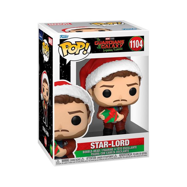 Игровая фигурка Funko Pop! серии "Стражи галактики: Holiday Special" – Звездный лорд 27823 фото