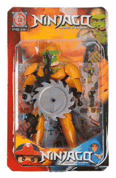 Фігурка Ніндзяго Ллойд зі зброєю Ninjago Lloyd Золотий Ніндзя 21860 фото