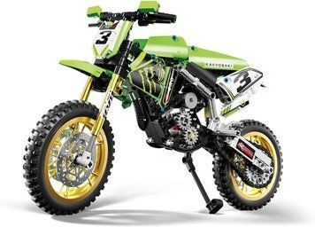 Конструктор Мотоцикл Moto Aurora&nbsp;Спортбайк Kawasaki 466 деталей 42100 фото