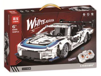 Конструктор машинка на радіокеруванні White Avrora 908 деталей Білий 38905 фото