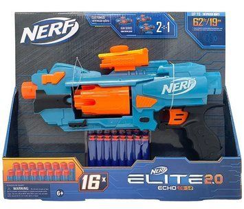 Пістолет Бластер Elite 2.0 Nerf Нерф з м'якими кулями на батарейках 31367 фото
