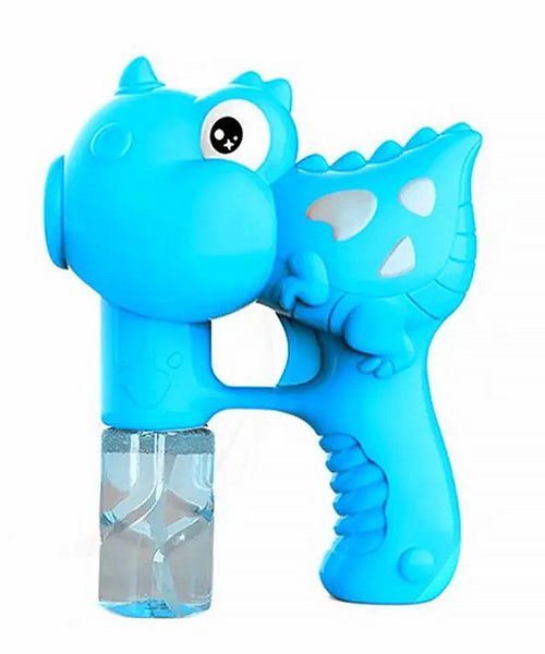 Пистолет с мыльными пузырями Bubble Dinosaur Gun Синий 33679 фото