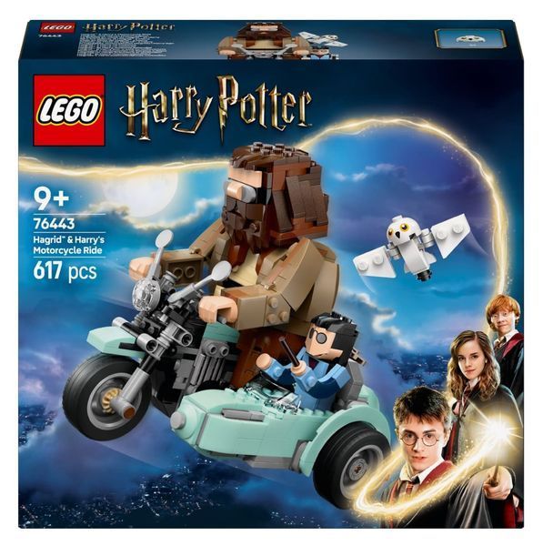 Конструктор Лего Гарри Поттер Поездка Хагрида и Гарри на мотоцикле Lego Harry Potter 617 деталей (76443) 43528 фото