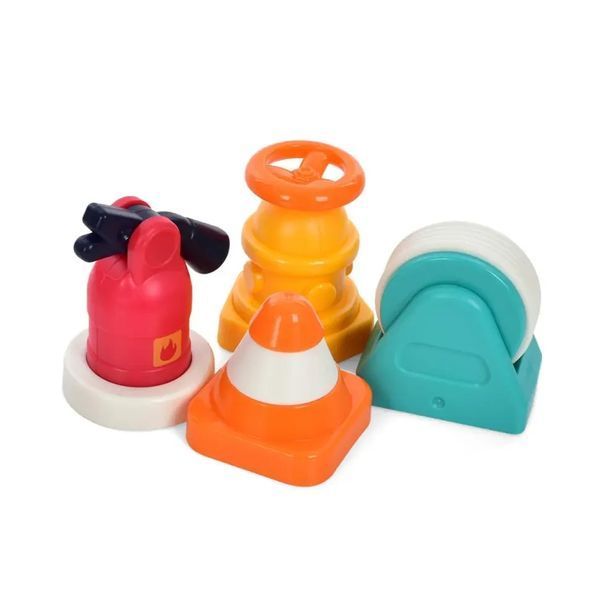 Розвиваюча музична іграшка Пожежна машина на батарейках Hola Toys 35440 фото