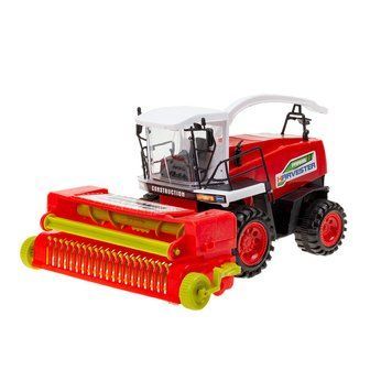 Игрушечный комбайн Сельскохозяйственная техника Инерционный Farm Exploiter Красный 34126 фото