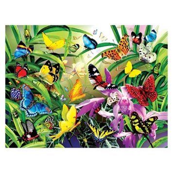 Алмазна мозаїка Метелики 40x30 см Вид 2 20320 фото