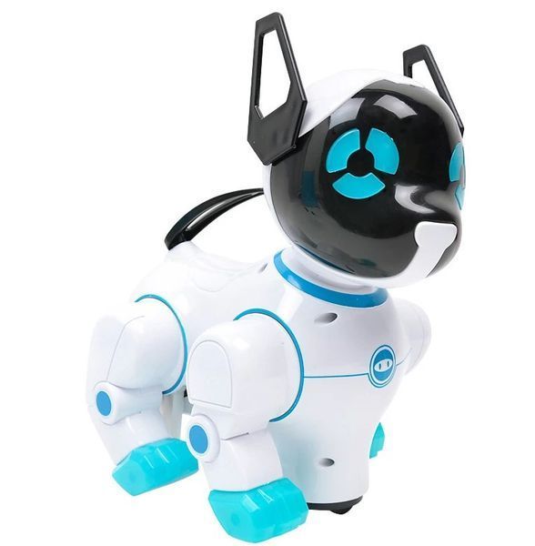 Інтерактивний Робот Собака на батарейках Smart Dancer Блакитний 31217 фото