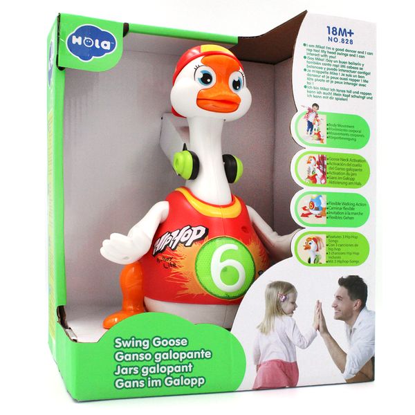 Музыкальная игрушка Танцующий гусь Hola Toys 3-2505 фото