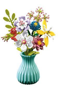 Конструктор Квіти у вазі Flowers Building Block 792 деталі 36903 фото