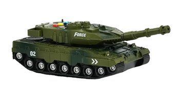 Игрушечный танк инерционный со светом и звуком Military Зеленый 28794 фото