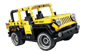 Дитячий конструктор машина на радіокеруванні Джип Racing 349 деталей 38516 фото