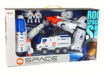 Игровой набор Космическая техника Фигурки астронавтов Аксессуары 8 элементов 40609 фото