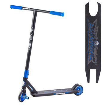 Самокат трюковый Best Scooter 14106 HIC-система Черный с синим 22872 фото