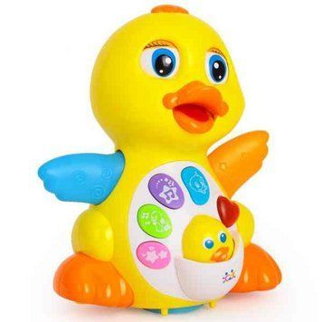 Музыкальная игрушка желтый Утенок Hola Toys 3-2527 фото