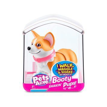 Интерактивный щенок Pets Alive - Игривый корги, ходит и виляет хвостом 27610 фото