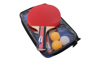 Ракетки для пінг-понгу набір для настільного тенісу TK Sport 2 ракетки + 3 кульки в чехлі 10284 фото